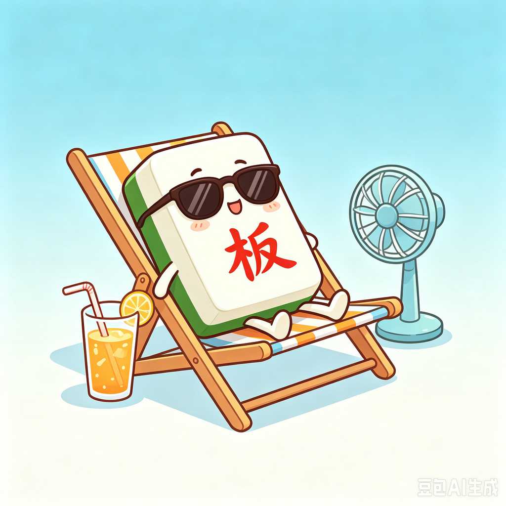 glossy mahjong tiles
